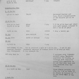 August War Diary, Guards Armoured Division, G Branch, 1944
