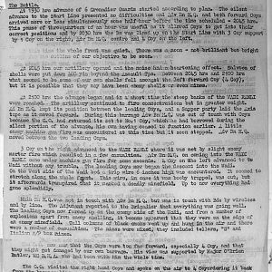 Account, 6th Motor Battalion Grenadier Guards, Account 16/17 March 1943