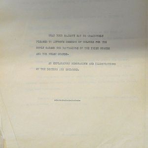 Colours for 2nd Battalions, Irish Guards & Welsh Guards