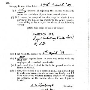 Rejoining The Army Reserve Pt 3