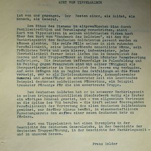 (T-Z) Who's Who of senior German Army officers (Birley's Bible)
